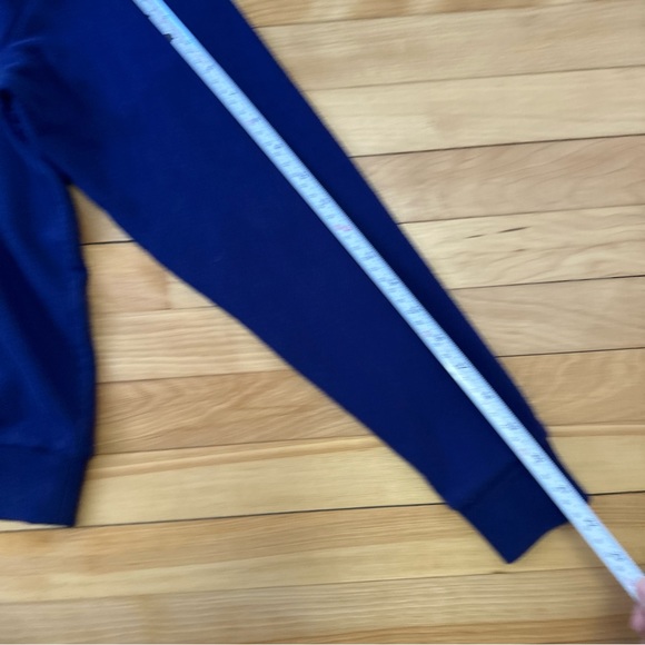 Victorias Secret Pink Half Zip Sweater Blue & Neon Green Size XS - Picture 9 of 10